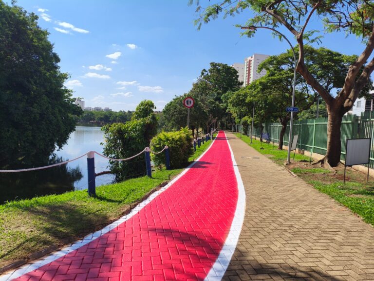 Ciclovia do OAPE, no Jardim Santa Clara do Lago recebe sinalização