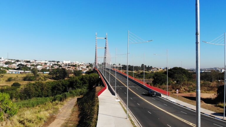 Ponte Estaiada terá trânsito interrompido durante a noite, entre os dias 12 e 26 deste mês
