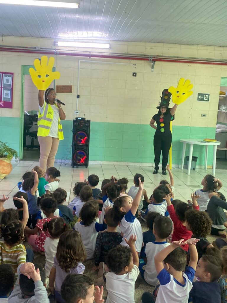 Em 2025, nove mil crianças participaram de ações educativas para um trânsito seguro em 26 unidades de ensino em Hortolândia