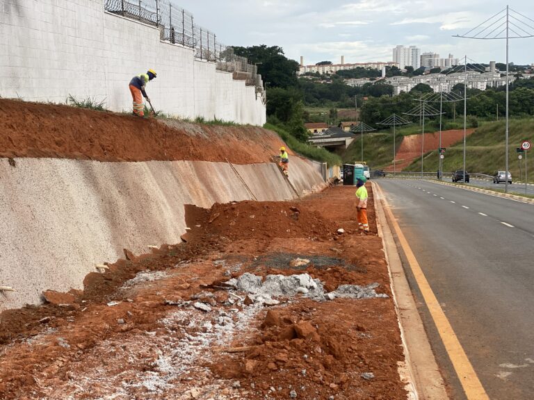 Obra de calçada na Avenida Panaíno entra na fase final