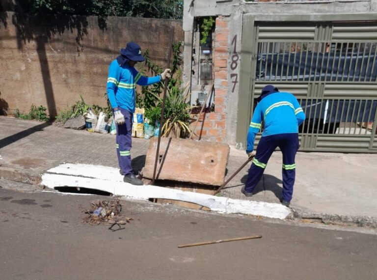Mutirão de limpeza de bueiros é concluído por equipes da Prefeitura de Hortolândia no Jardim Amanda