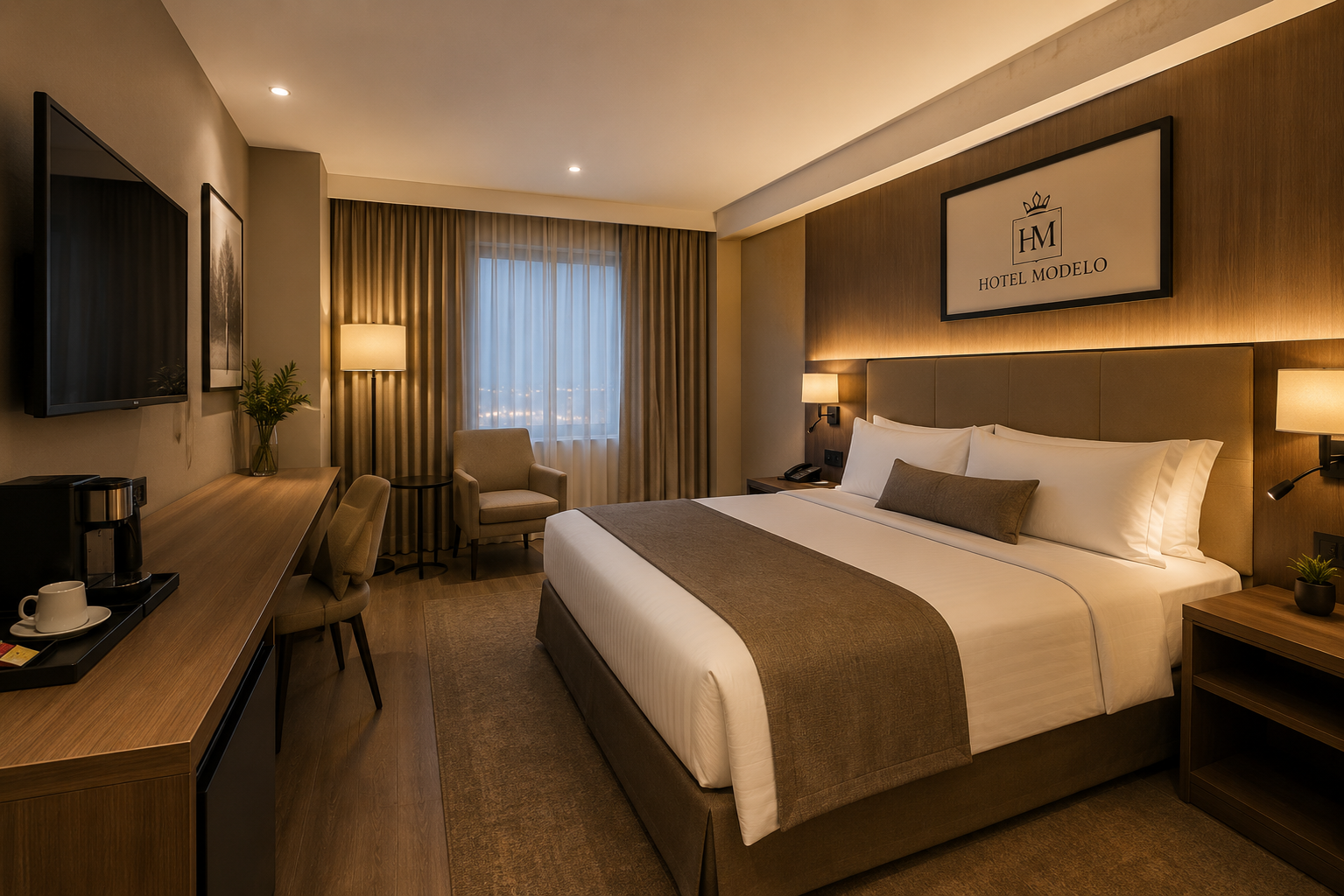 quarto hotel modelo