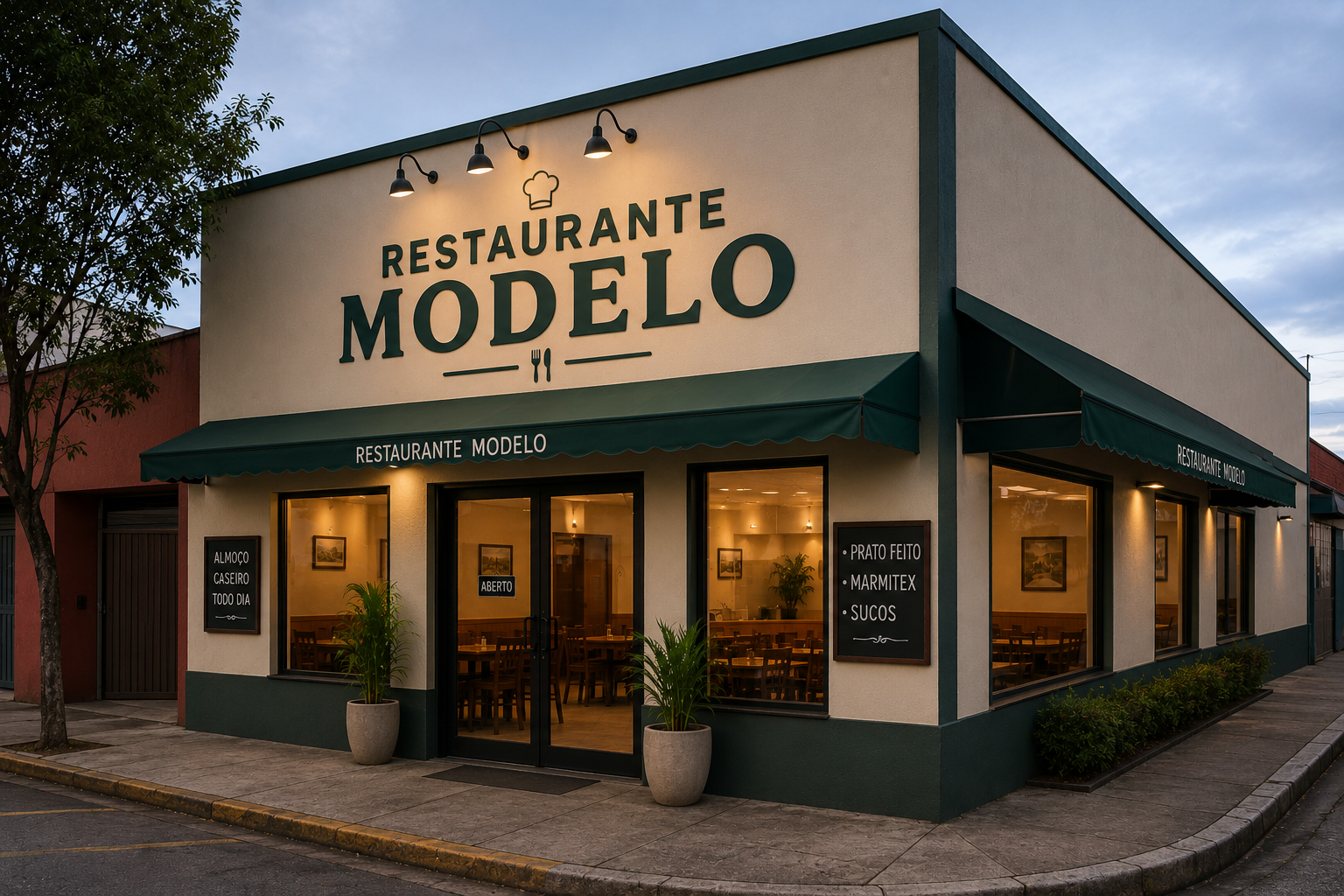 restaurante modelo