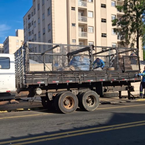 Mais dois bairros de Hortolândia agora têm coleta seletiva porta a porta