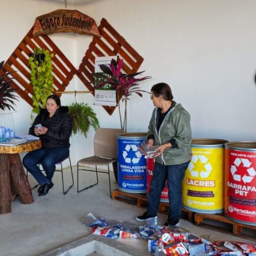 “Espaço Sustentável” da Prefeitura mobiliza servidores de Hortolândia a participar de coleta de materiais recicláveis