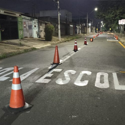 Em Hortolândia, desde o início do ano, o entorno de 22 escolas recebeu ações de reforço da segurança viária